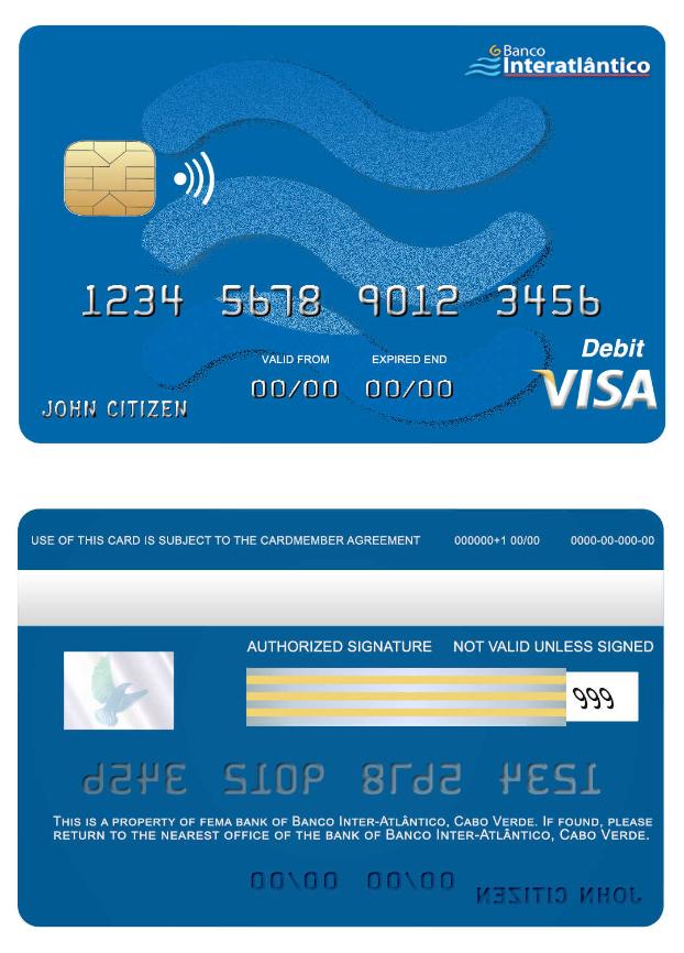 Cabo Verde Banco Inter-Atlântico  bank visa card